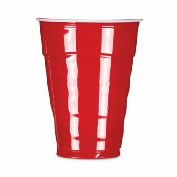 Reynolds Hefty, Easy Grip Disposable Plastic Party Cups, 9 Oz, Red, 12PK C20950CT